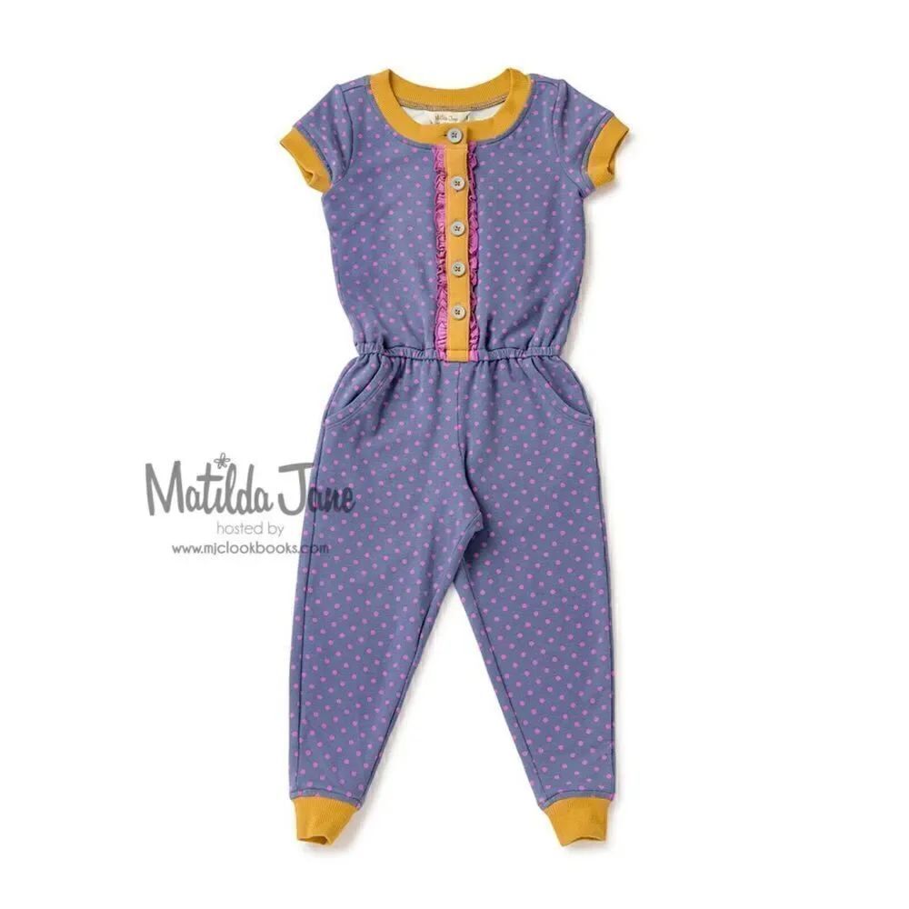 Girls Matilda Jane Choose Your Own Path Confidence Is Key Romper Size 4